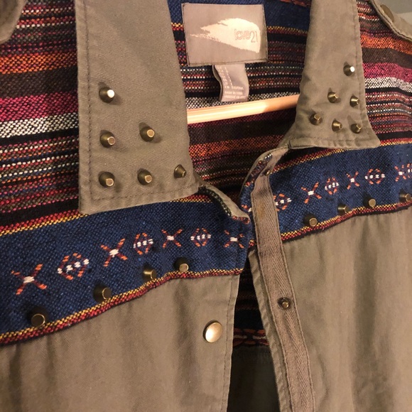 Army Jacket with Aztec pattern - Picture 5 of 6